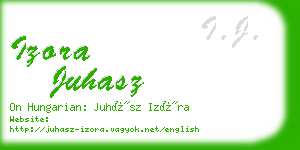 izora juhasz business card